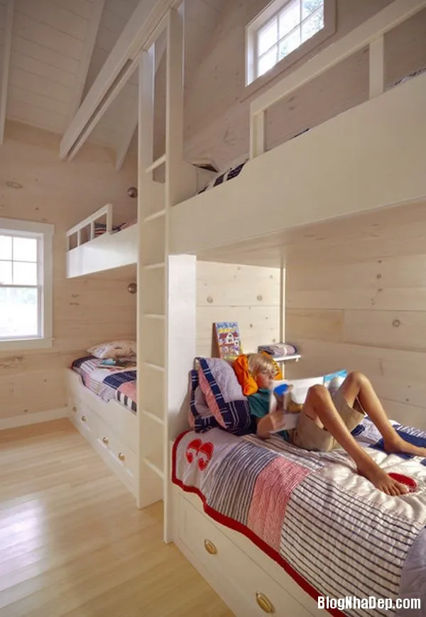 Mẫu giường tầng đẹp tiết kiệm không gian sinh hoạt