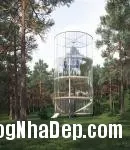 Ngôi nhà tree house độc đáo ở vùng núi Almaty